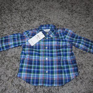 6 Month Polo Long Sleeved Shirt